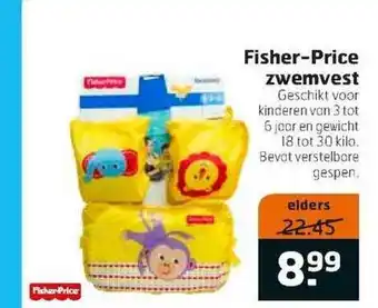 Trekpleister Fisher-Price Zwemvest aanbieding