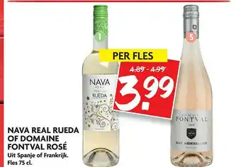 Dekamarkt Nava Real Rueda Of Domaine Fontval Rosé Uit Spanje Of Frankrijk aanbieding