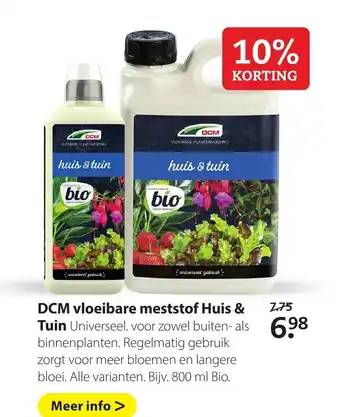 Boerenbond DCM Vloeibare meststof Huis&Tuin aanbieding