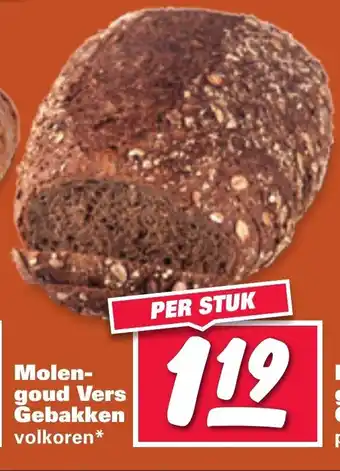 Nettorama Molengoud Vers Gebakken volkoren aanbieding