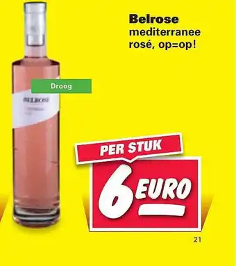 Nettorama Belrose Mediterranee Rosé aanbieding