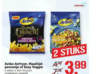 Coop Aviko Airfryer, Maaltijdpannetje Of Easy Veggie aanbieding