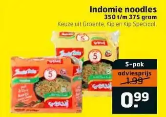 Trekpleister Indomie Noodles 375g aanbieding