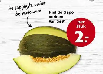 Hoogvliet Piel De Sapo Meloen aanbieding