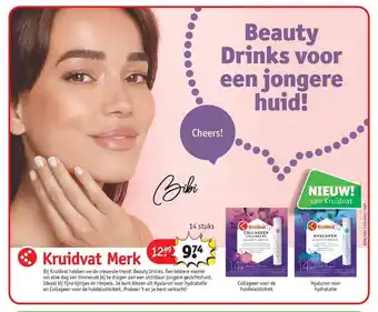 Kruidvat Kruidvat Collageen Voor De Huidelasticiteit Of Kruidvat Hyaluron Voor Hydratatie aanbieding