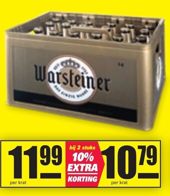 Nettorama Warsteiner 24-pack aanbieding