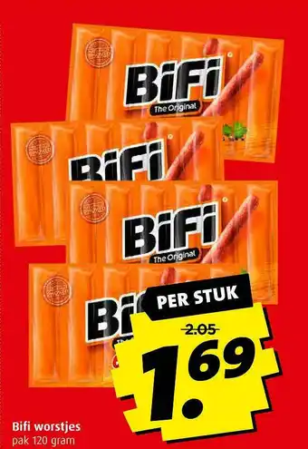 Boni Bifi Worstjes aanbieding