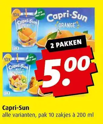 Boni Capri-Sun aanbieding