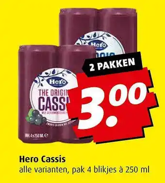 Boni Hero Cassis aanbieding