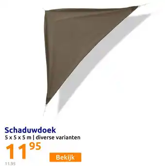 Action Schaduwdoek aanbieding