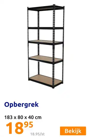 Action Opbergrek aanbieding