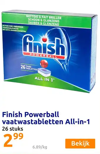 Action Finish Powerball aanbieding