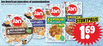 Dirk Jan american pancakes of pannenkoeken aanbieding