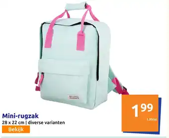 Action Mini-rugzak aanbieding