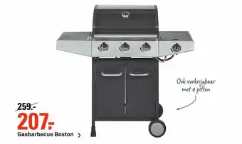 Karwei Gasbarbecue Boston aanbieding