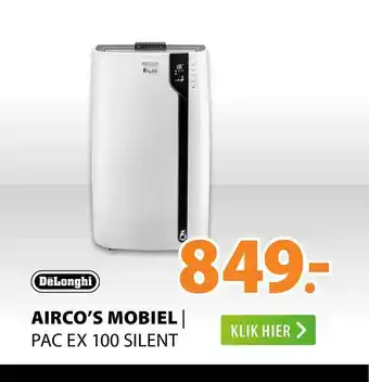 Expert DēLonghi Airco's Mobiel | Pac Ex 100 Silent aanbieding