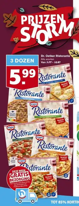 Hoogvliet Dr. Oetker Ristorante 3 dozen aanbieding