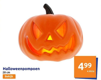 Action Halloweenpompoen aanbieding