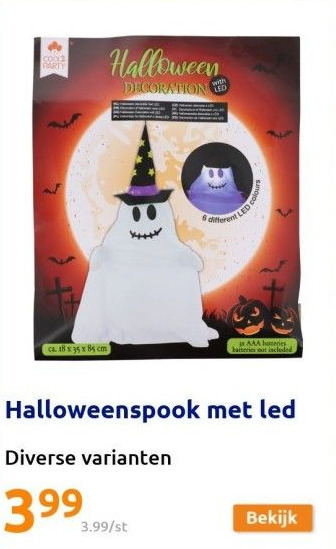 Action Halloweenspook met led aanbieding