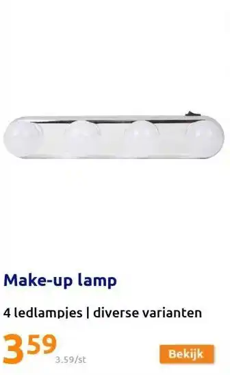 Action Make-up lamp aanbieding