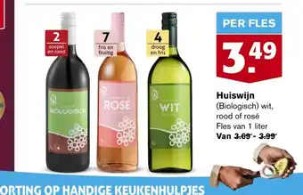 Hoogvliet Huiswijn 1 liter aanbieding