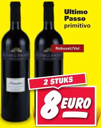 Nettorama Ultimo Passo primitivo 2*750ml aanbieding