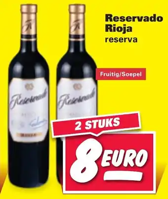 Nettorama Reservado Rioja reserva 2*750ml aanbieding