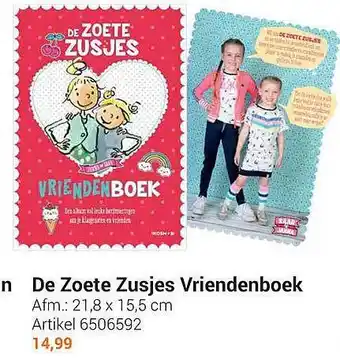 Lobbes De zoete zusjes vriendenboek aanbieding