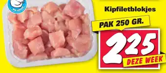 Nettorama Kipfiletblokjes 250 g aanbieding