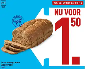 ALDI Luxe meergranen vloerbrood aanbieding