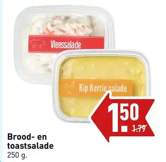 ALDI Brood- en toastsalade 250g aanbieding