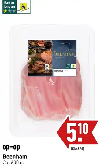 ALDI Beenham 600g aanbieding