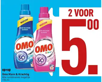 ALDI Omo klein & krachtig 735ml aanbieding