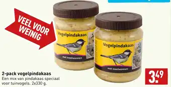 ALDI 2-pack vogelpindakaas 2x330g aanbieding