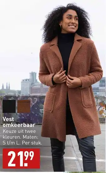 ALDI Vest omkeerbaar aanbieding