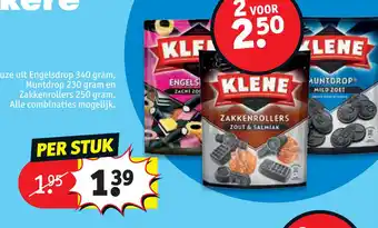 Kruidvat Klene aanbieding