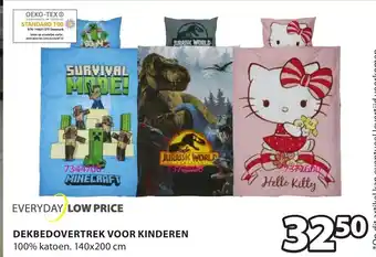 Jysk Dekbedovertrek voor kinderen 140x200CM aanbieding