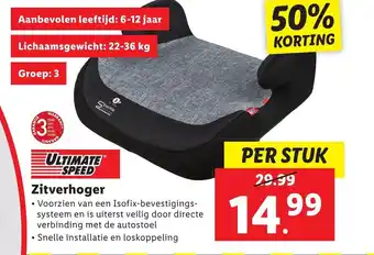 Lidl Ultimate Speed zitverhoger aanbieding