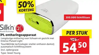 Lidl Silk'n IPL ontharingsapparaat aanbieding