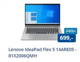 Paradigit Lenovo IdeaPad Flex 5 14ARE05 | 81X2006QMH) aanbieding