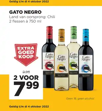 Jumbo Gato Negro2 flessen a 750 ml aanbieding