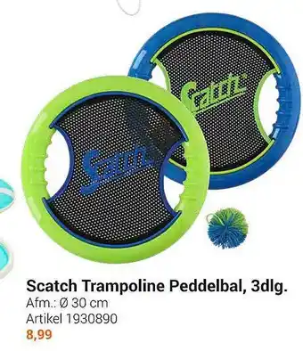 Lobbes Scatch trampoline peddelbal, 3dlg. aanbieding