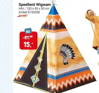 Lobbes Speeltent wigwam aanbieding