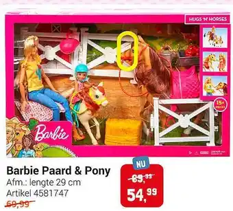 Lobbes Barbie paard & pony aanbieding