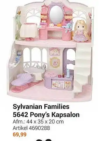 Lobbes Sylvanian families 5642 pony's kapsalon aanbieding