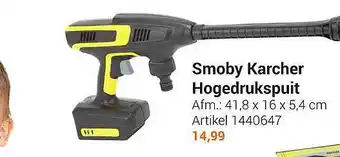 Lobbes Smoby karcher hogedrukspuit aanbieding