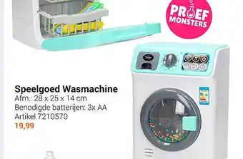 Lobbes Speelgoed wasmachine aanbieding