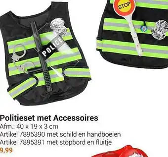 Lobbes Politieset met accessoires aanbieding