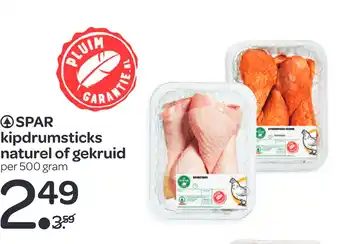 Spar SPAR kipdrumsticks naturel of gekruid aanbieding
