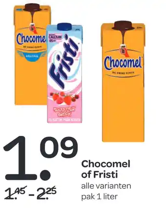 Spar Chocomel of Fristi aanbieding